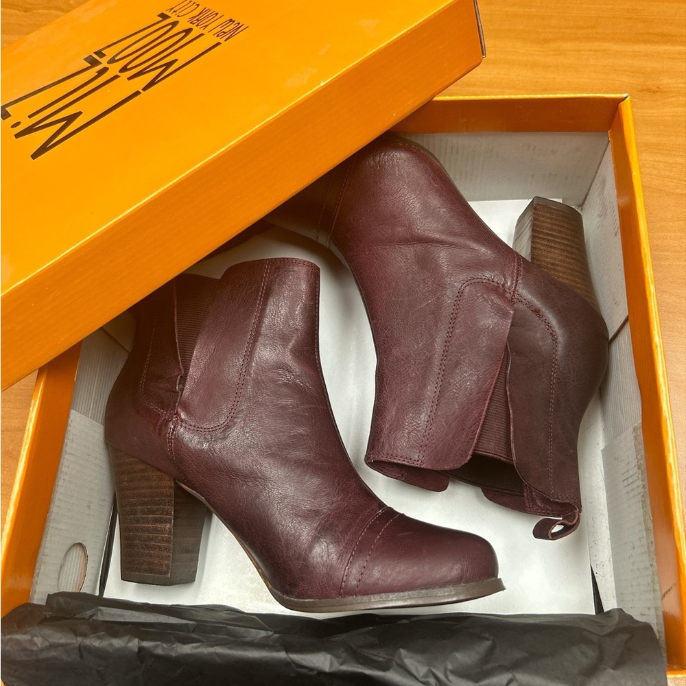 Miz Mooz Cherry Heeled Ankle Boot Booties 37.5